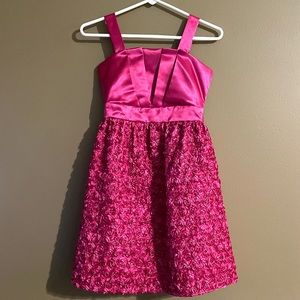 Girls Kids Pink Rare Editions Formal Floral Dress